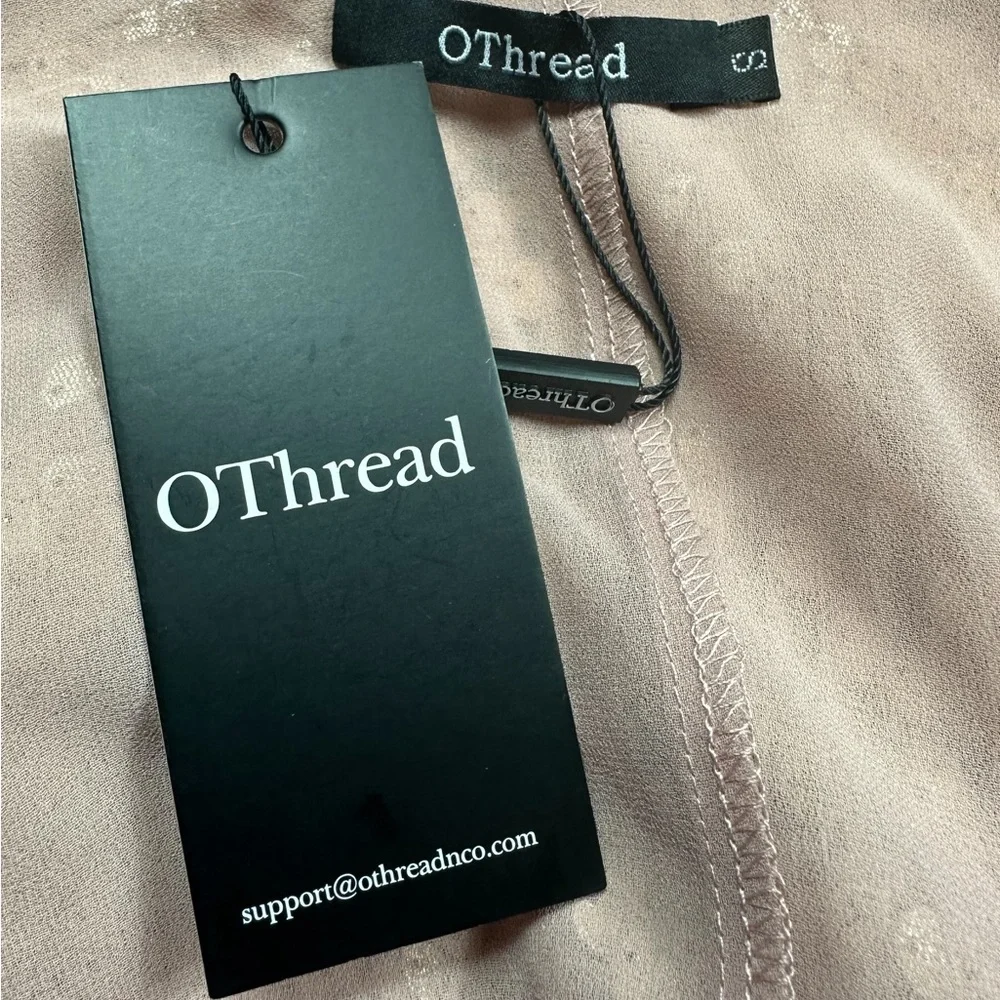 OTHREAD: NWT Sequin Spaghetti Strap Chiffon Blouse -Size Small